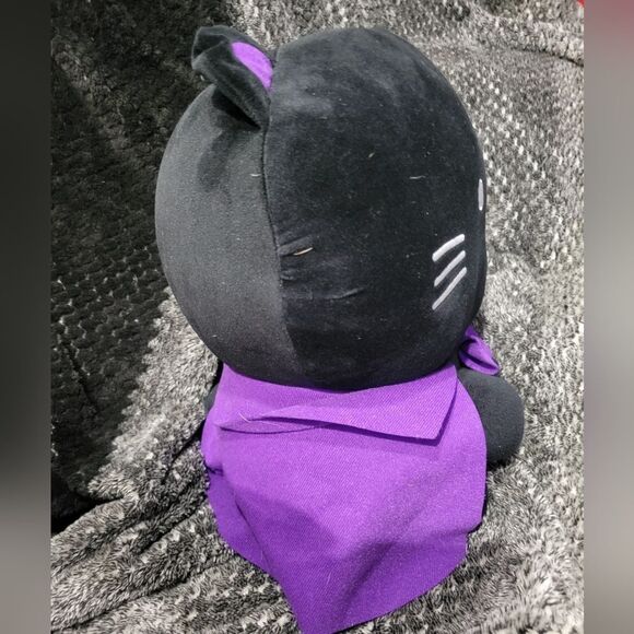 Mimicoco Vampire Smokey Black Cat Weighted Plush 12" - Picture 2 of 6